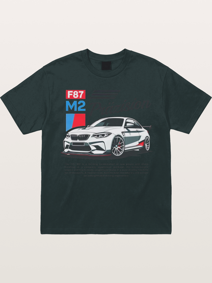 BMW F87 M2 Car Print Gildan T-shirt