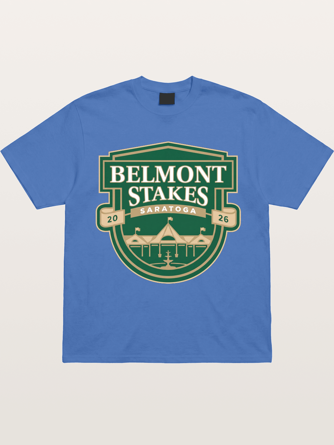Belmont Stakes Shield Crest Gildan T-shirt