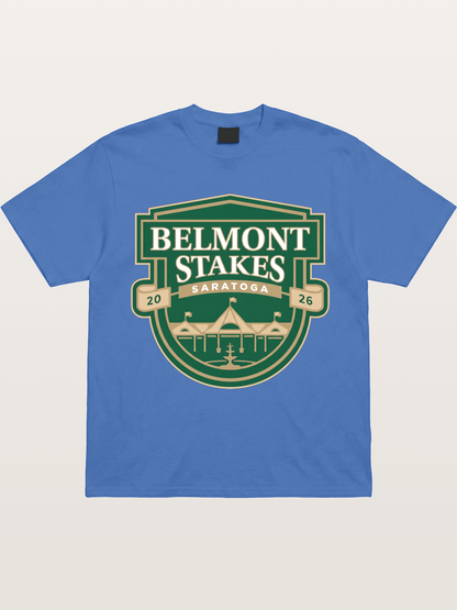 Belmont Stakes Shield Crest Gildan T-shirt