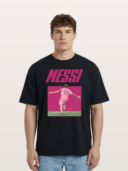 Messi Inter Miami Pink Kit Cotton T-shirt