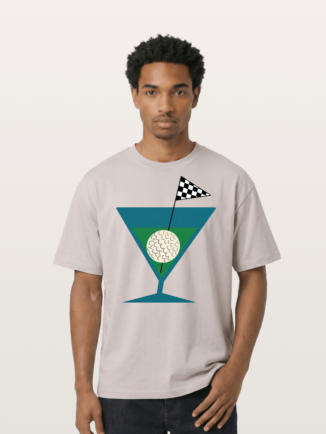 Golf Martini Cotton T-shirt