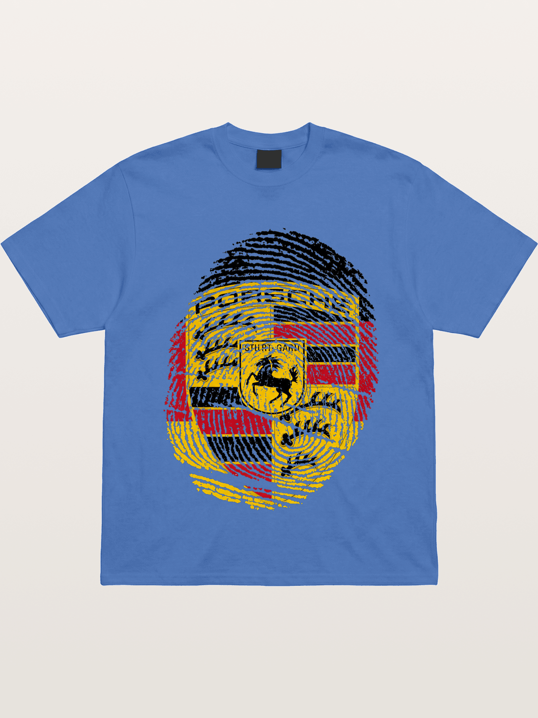 Porsche Crest Fingerprint Gildan T-shirt