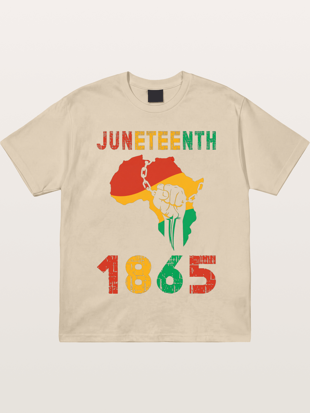 Juneteenth 1865 Africa Freedom Fist Gildan T-shirt