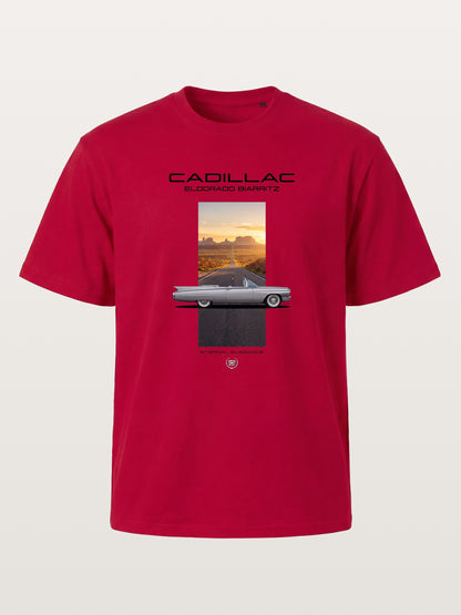 Cadillac Eldorado Desert Sunset Card Gildan T-shirt