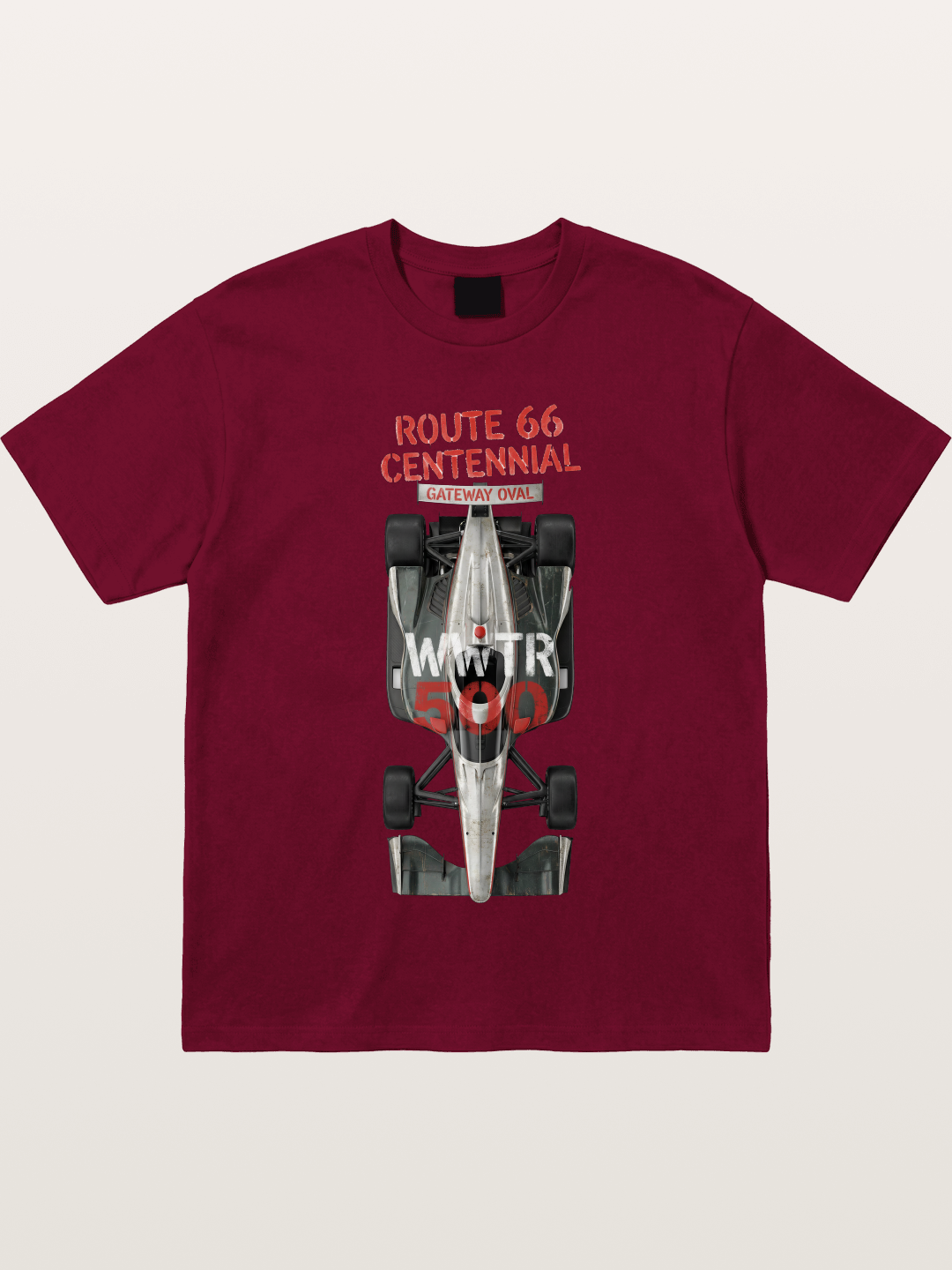 Back View Route66 IndyCar Gildan T-shirt