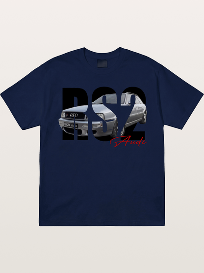 Audi RS2 Car Silhouette Gildan T-shirt
