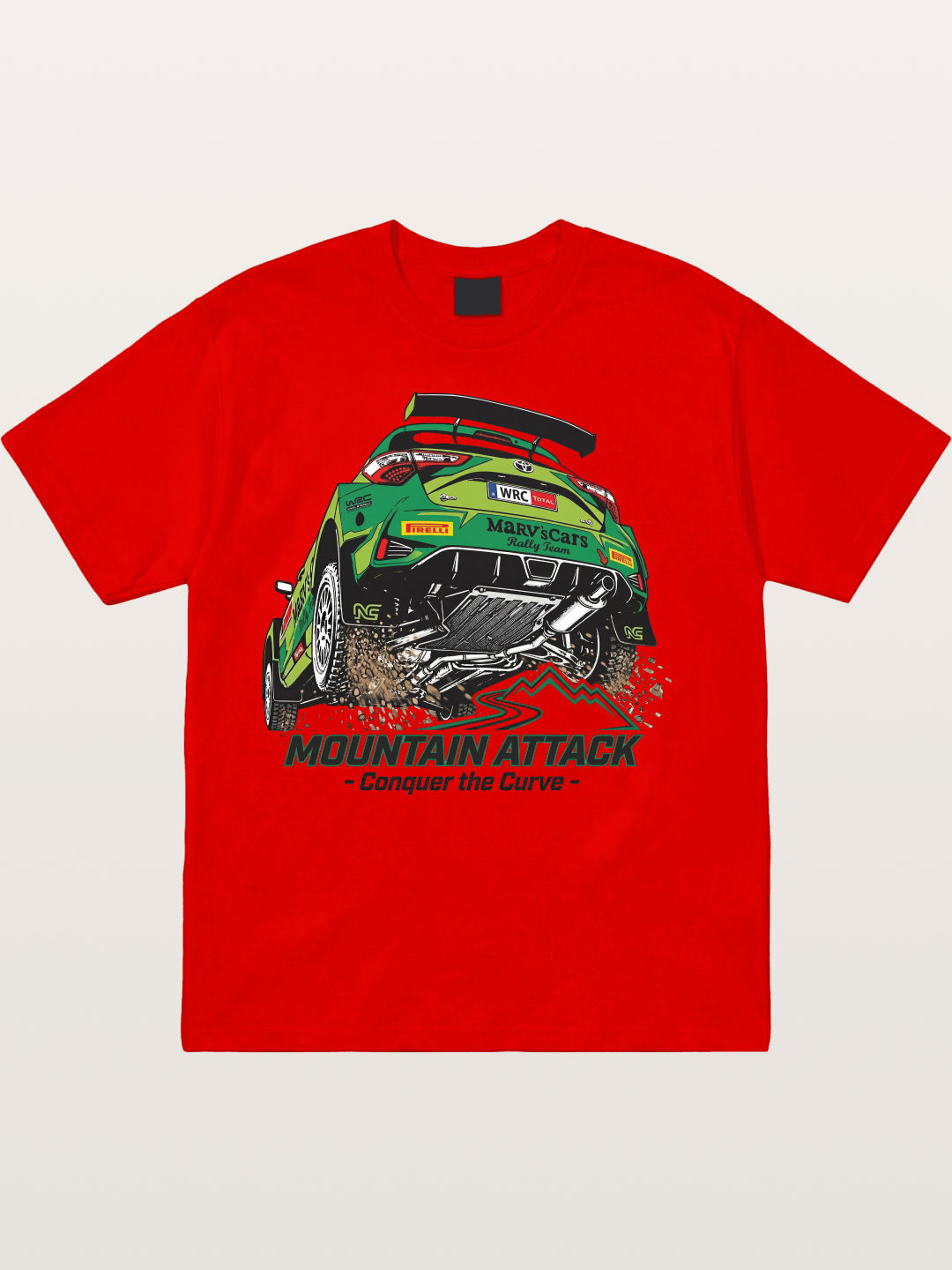 Curve Attack Cotton T-shirt
