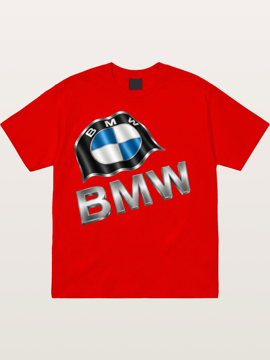 BMW Waving Flag Emblem Cotton T-shirt