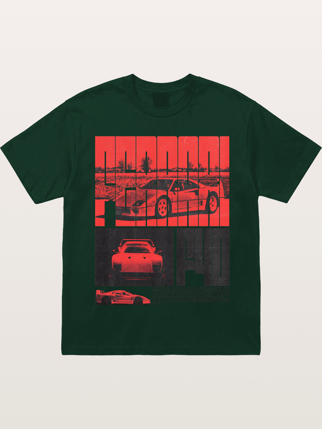 Red F40 Gildan T-shirt