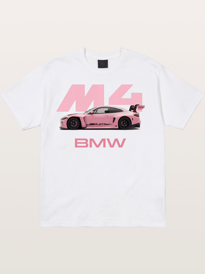 M4 Pink Cotton T-shirt