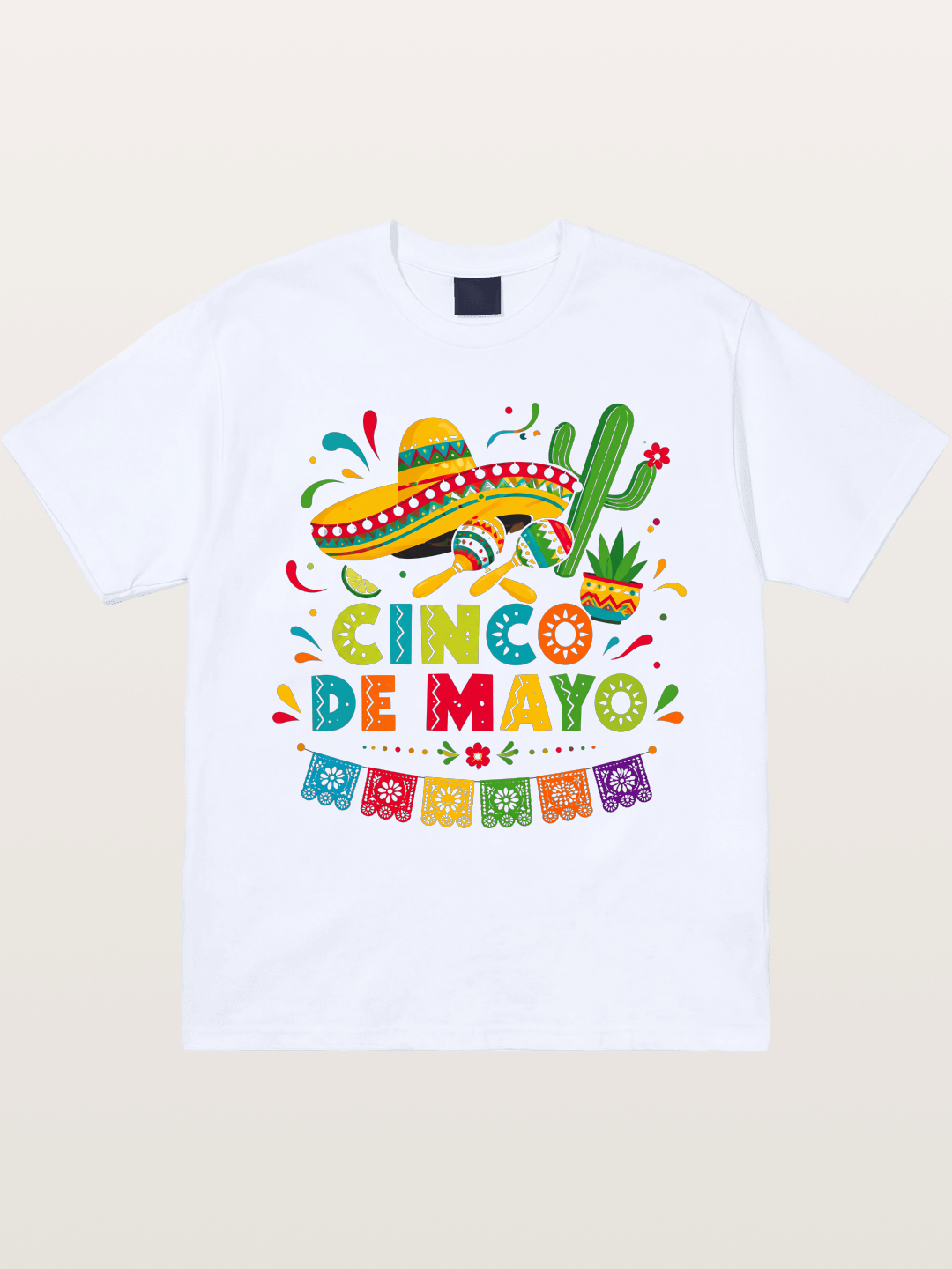 Cinco De Mayo Fiesta Art Gildan T-shirt