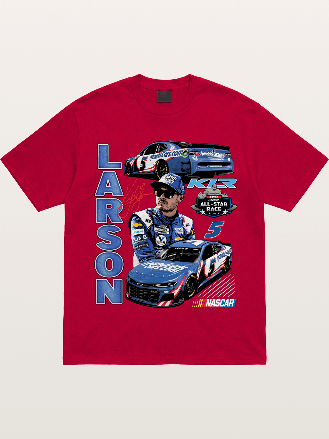 Larson All-Star Race Driver Collage Gildan T-shirt