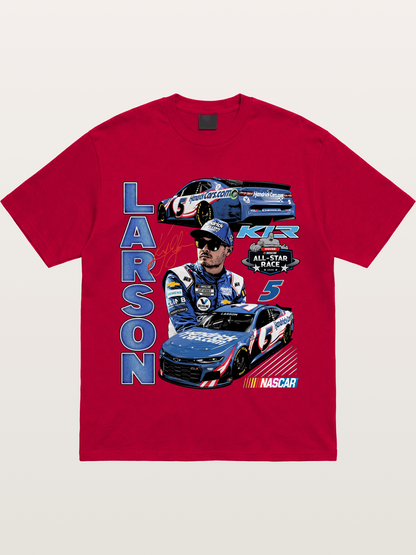 Larson All-Star Race Driver Collage Gildan T-shirt