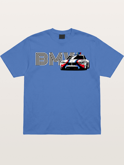 BMW M Series Typography Print Gildan T-shirt