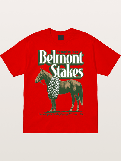 Belmont Stakes Winner Horse Cotton T-shirt