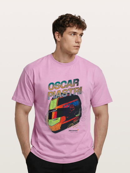Oscar Piastri McLaren Helmet Gildan T-shirt