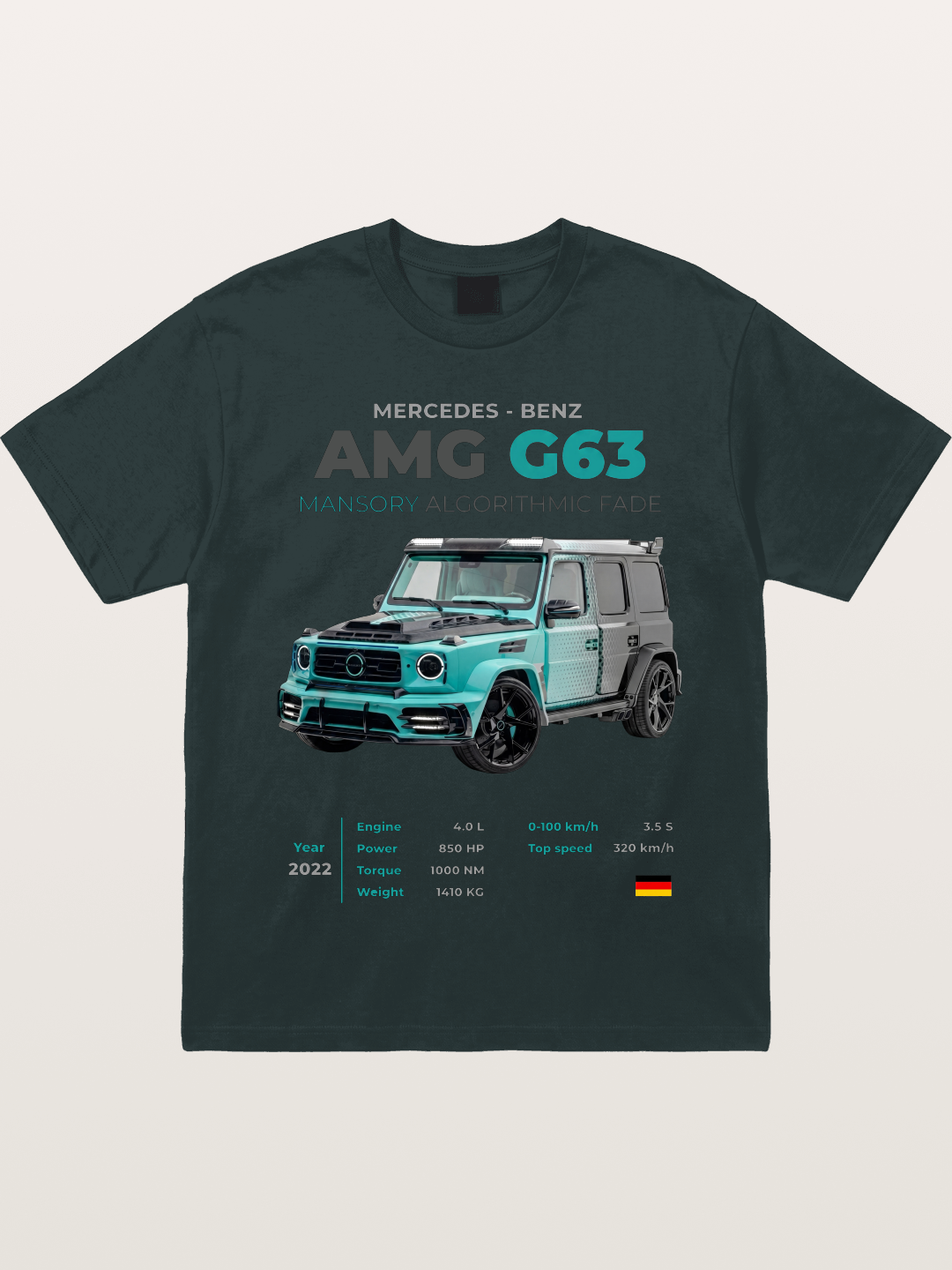 Mansory AMG G63 Fade Art Gildan T-shirt