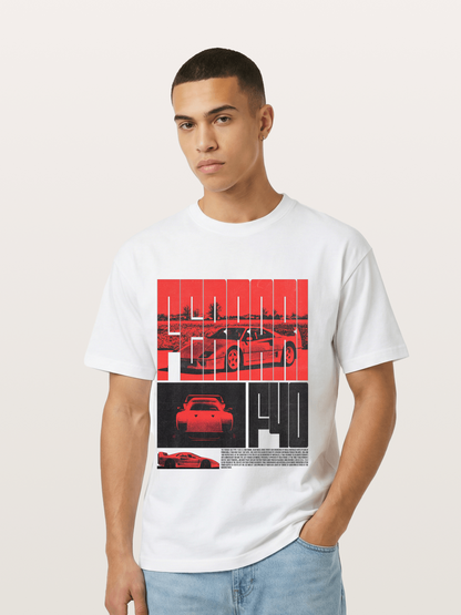 Red F40 Gildan T-shirt