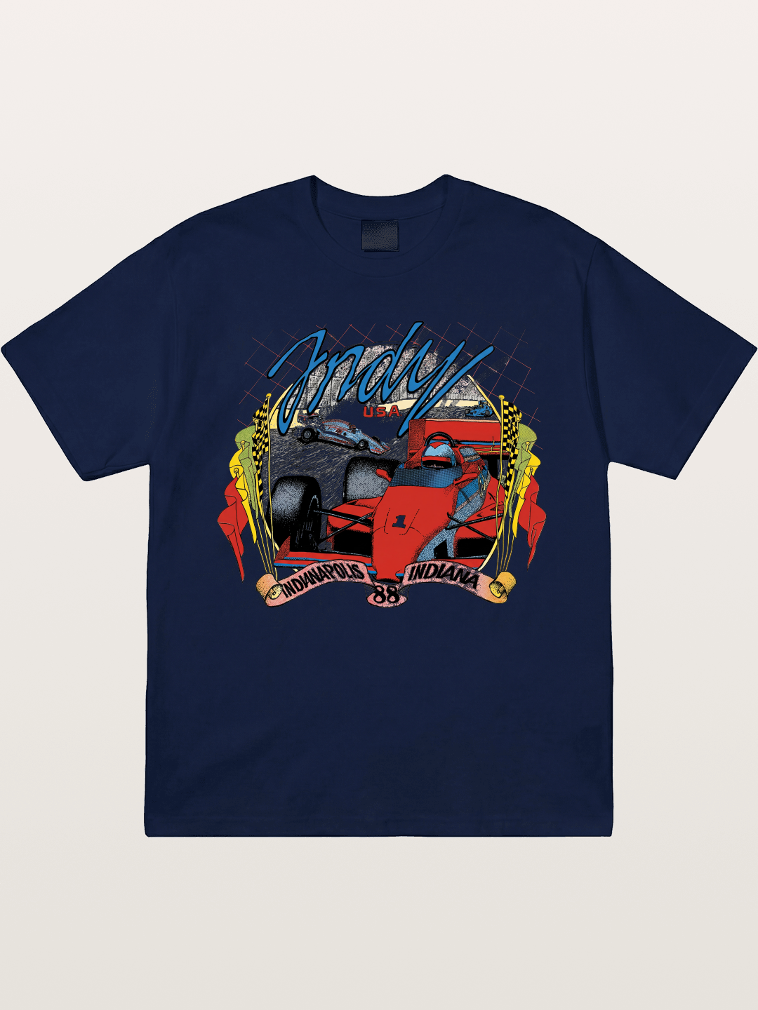 Indy 500 Retro Gildan T-shirt