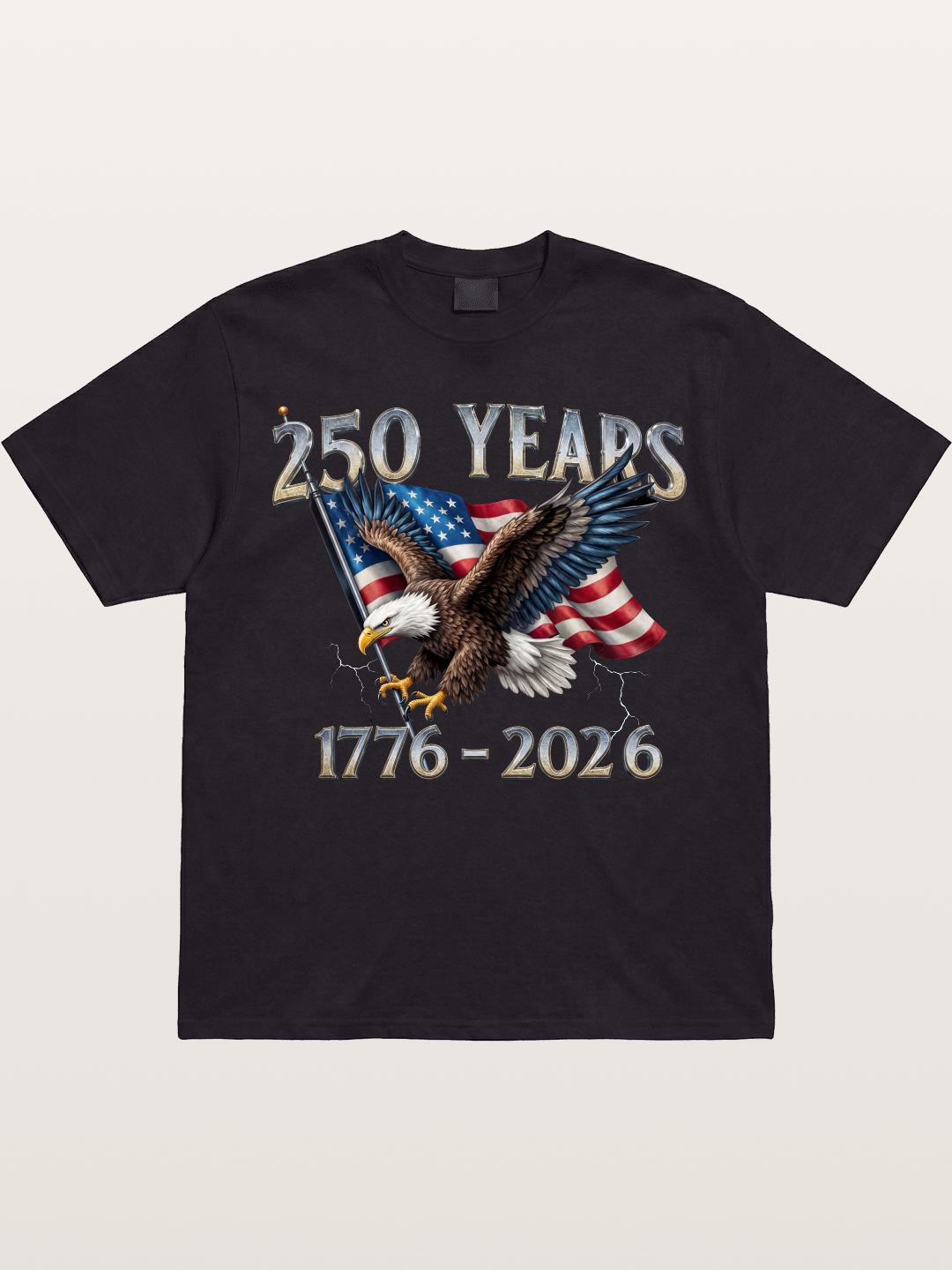 American Eagle 250th Anniversary Flag Gildan T-shirt