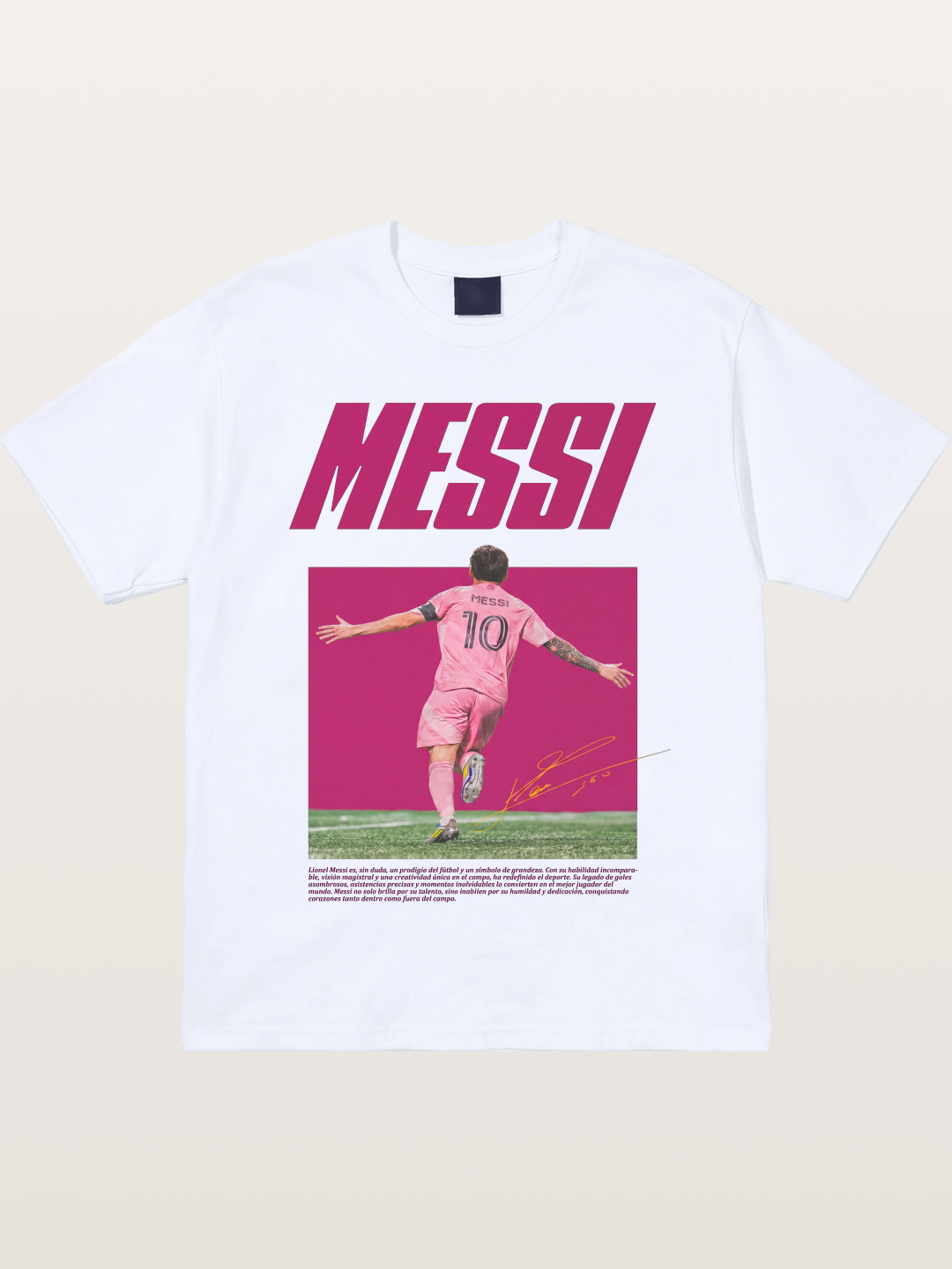 Messi Inter Miami Pink Kit Gildan T-shirt
