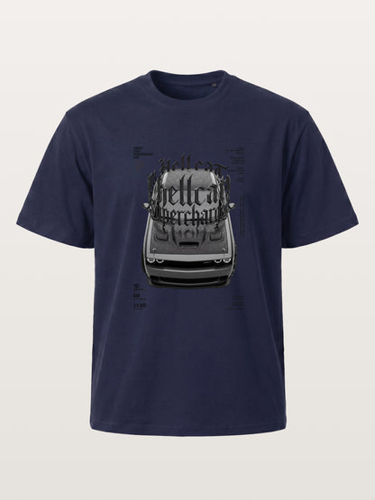 Gothic Hellcat Front View Print Gildan T-shirt