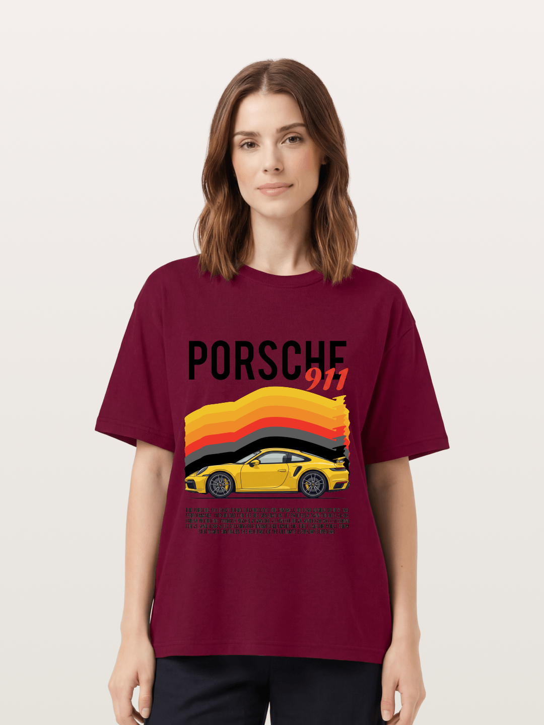 Yellow 911 Supercar Gildan T-shirt