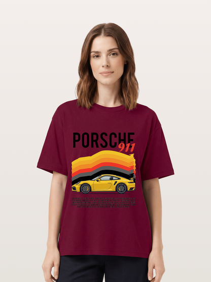 Yellow 911 Supercar Gildan T-shirt