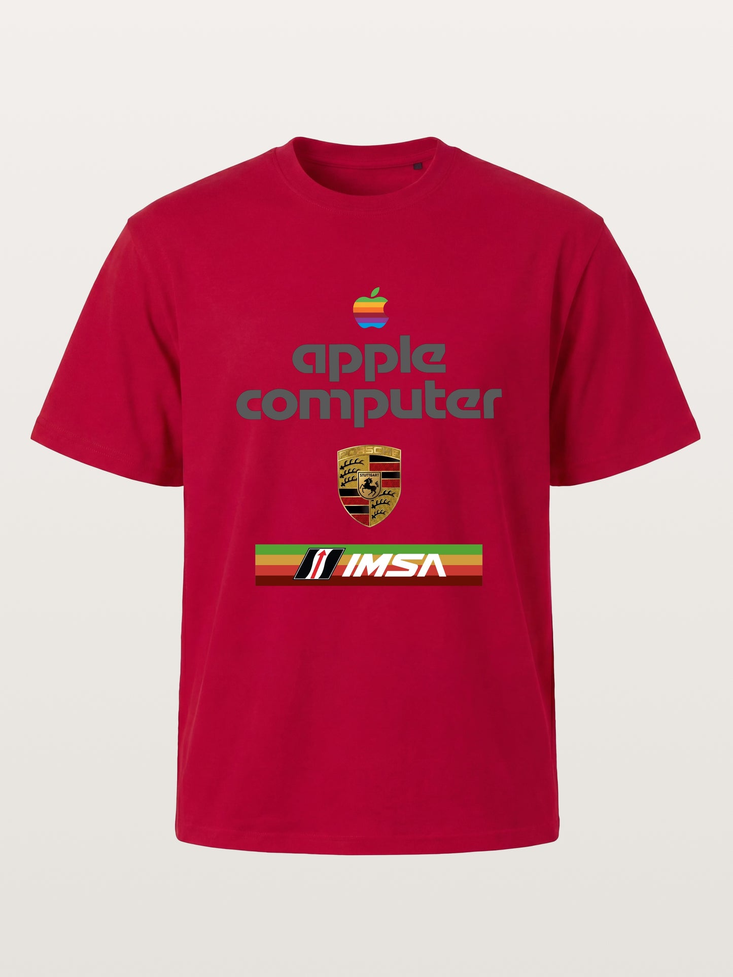 Apple IMSA Porsche Three Brand Combo Gildan T-shirt
