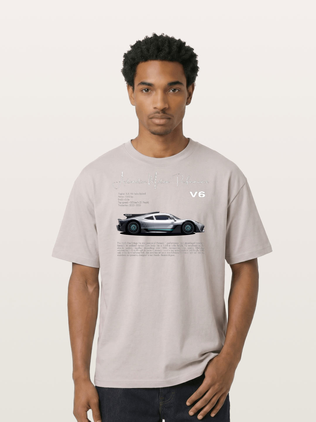 V6 Hybrid Power Cotton T-shirt