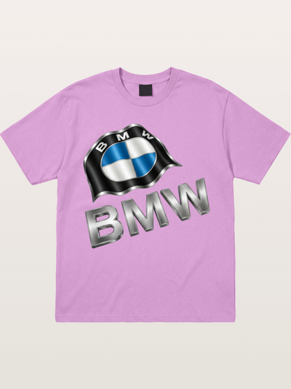 BMW Waving Flag Emblem Gildan T-shirt