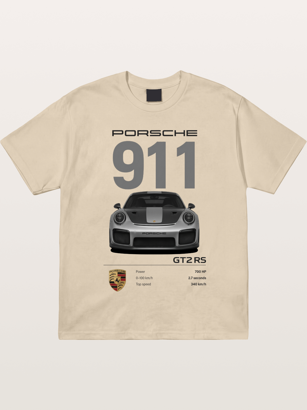 911 GT2 RS Spec Sheet Art Gildan T-shirt