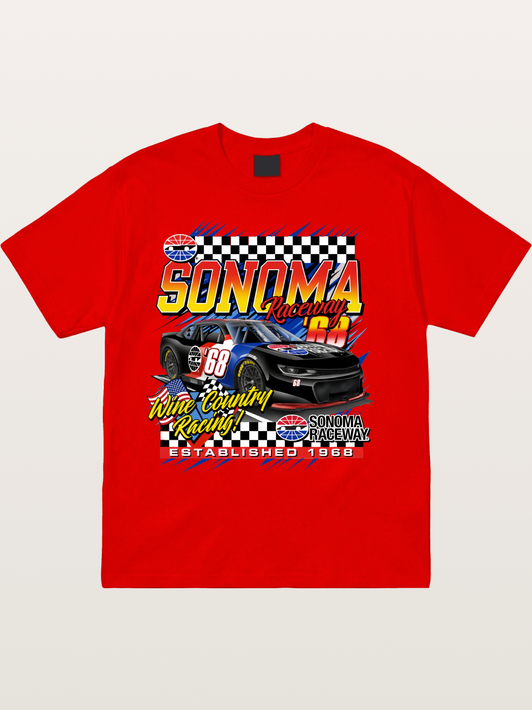 Sonoma NASCAR Wine Country Racing Cotton T-shirt