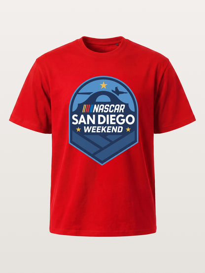 NASCAR San Diego Shield Emblem Cotton T-shirt