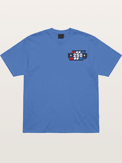 250th Anniversary Star Stripes Badge Gildan T-shirt