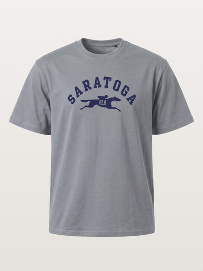Saratoga Navy Horse Racing Mark Gildan T-shirt