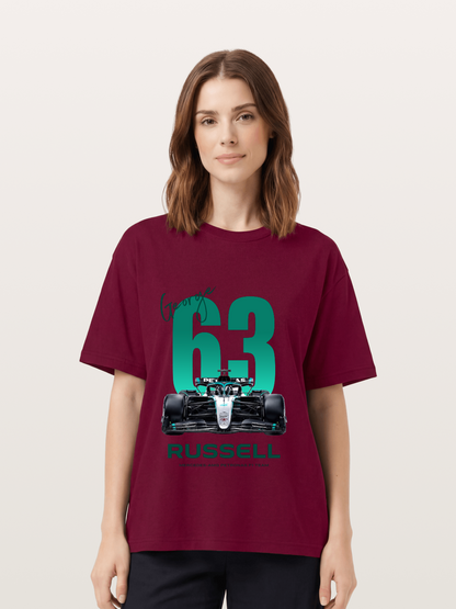 George Russell Mercedes F1 63 Gildan T-shirt