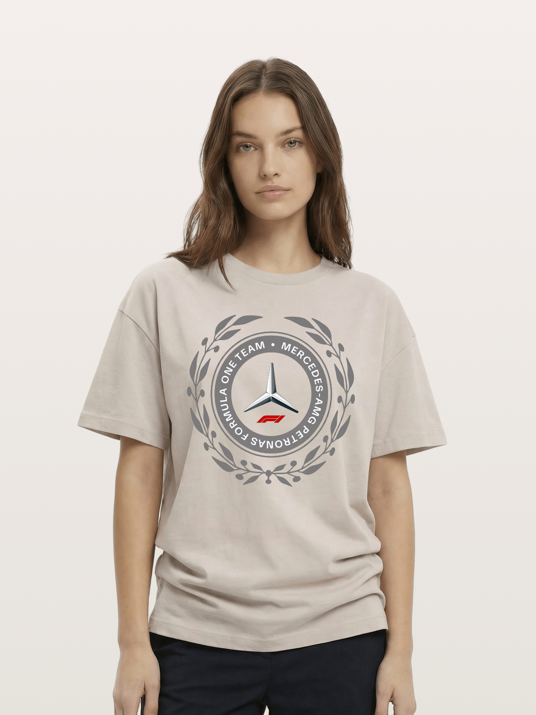 Silver Arrows One Team Logo Cotton T-shirt