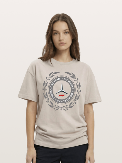 Silver Arrows One Team Logo Cotton T-shirt