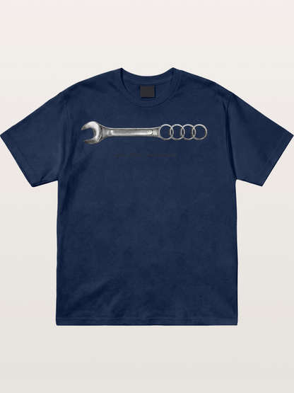 Audi Maintenance Wrench Art Cotton T-shirt