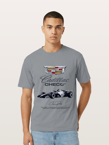 Checo Perez Cadillac F1 Print Gildan T-shirt