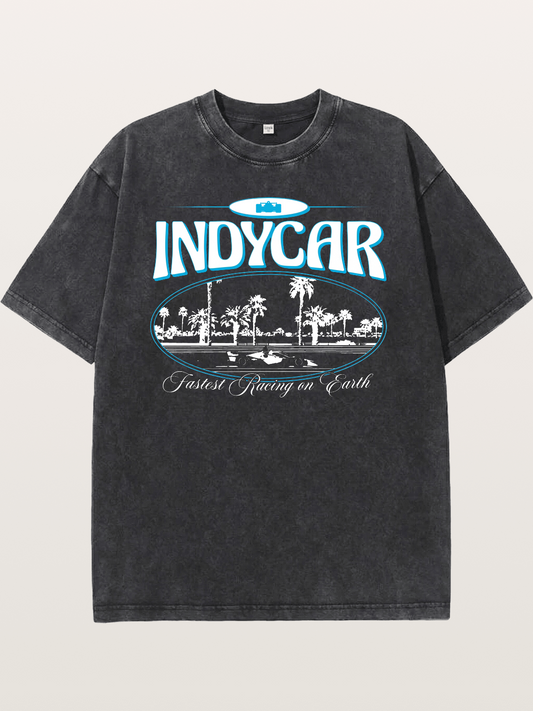 IndyCar Fastest Racing Retro Washed T-shirt