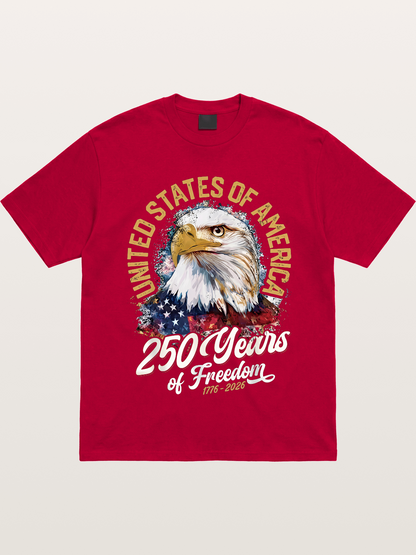 American Eagle 250 Years Freedom Gildan T-shirt