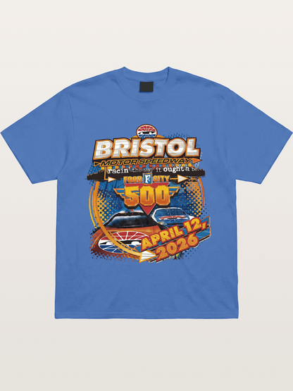 2026 Bristol Food City 500 Print Gildan T-shirt