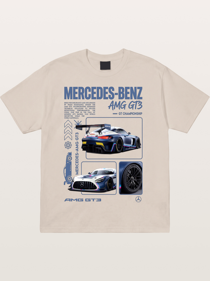 Mercedes AMG GT3 Race Car Cotton T-shirt