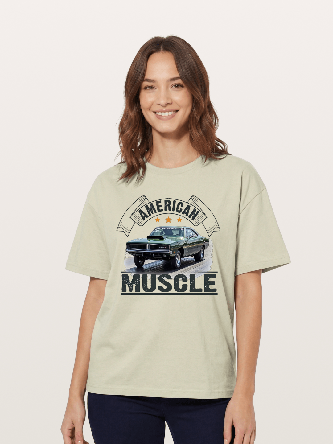 Green Muscle Hero Cotton T-shirt