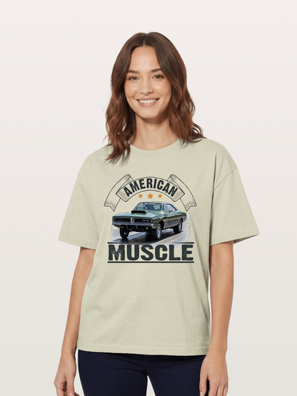 Green Muscle Hero Cotton T-shirt