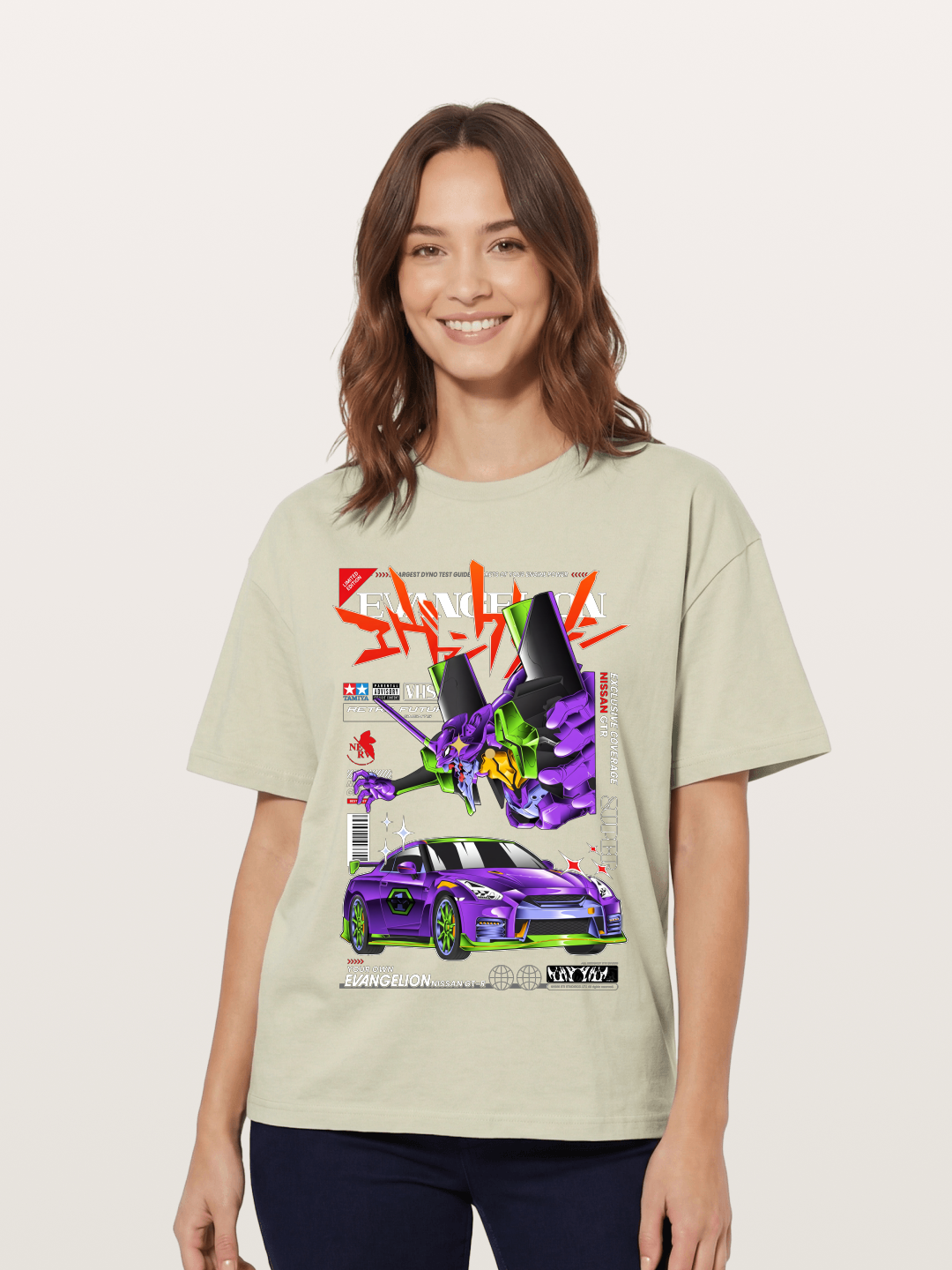 Eva x GTR Purple Legend Cotton T-shirt