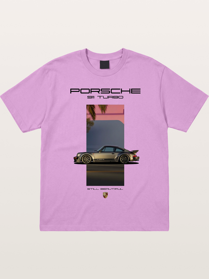 911 Turbo Retro Palm Print Gildan T-shirt