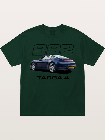 Porsche 992 Targa 4 Poster Gildan T-shirt